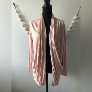 Pretty Young Thing Open Front Soft Pink Cardigan (READ SIZE DESCRIPTION)